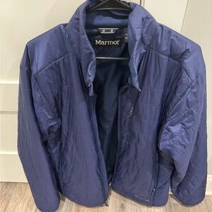 Marmot Men's Navy Puffer Jacket